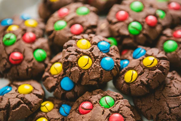 Csokoládé chips cookies — Stock Fotó