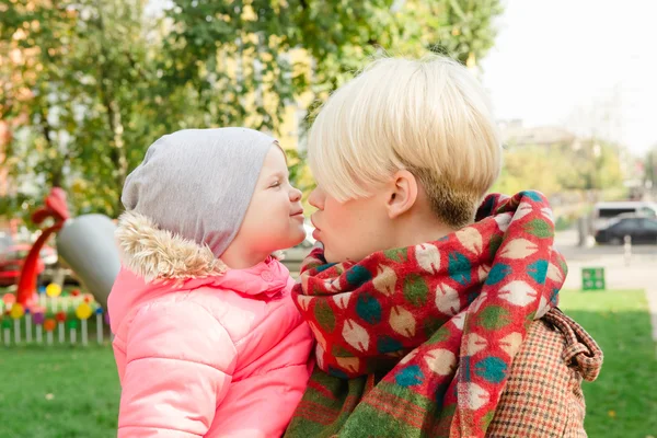 Beautiful Mother And Baby outdoors. — Stock Photo, Image