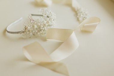 composition of wedding accessories bride clipart