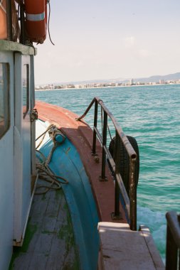 Tekneden deniz manzarası