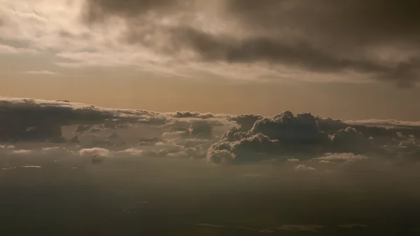 Vista incrível de avião — Fotografia de Stock