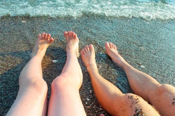 Conceito de verão e praia — Fotografia de Stock