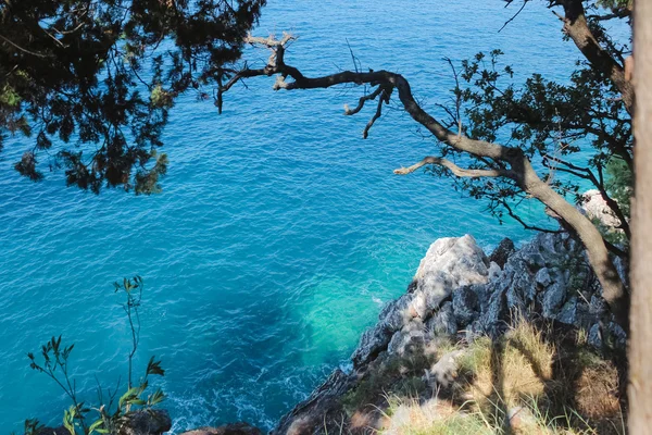 Fragment Küste in der Nähe von Budva Stadt.montenegro. — Stockfoto
