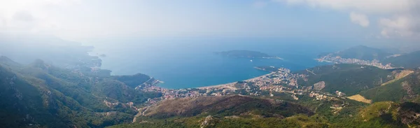 Monténégro, Rafailovici. vue sur mer plage — Photo