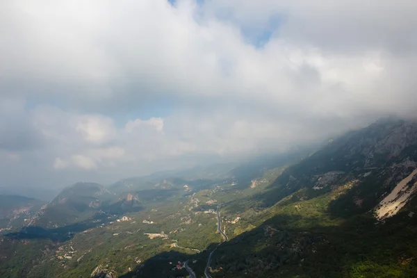 Το δρόμο του βουνού στο Μαυροβούνιο — Φωτογραφία Αρχείου