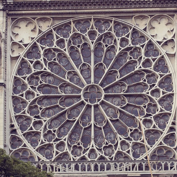 Architectural details of Cathedral Notre Dame de Paris. — Stock Photo, Image