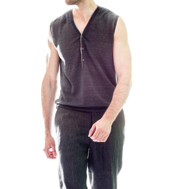 zarif genç yakışıklı adam.