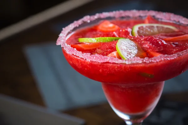 Cocktail di margarita alla fragola — Foto Stock