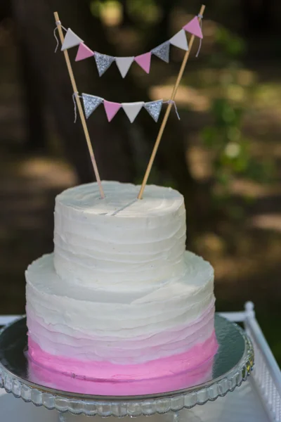 Mesa de sobremesa para uma festa . — Fotografia de Stock