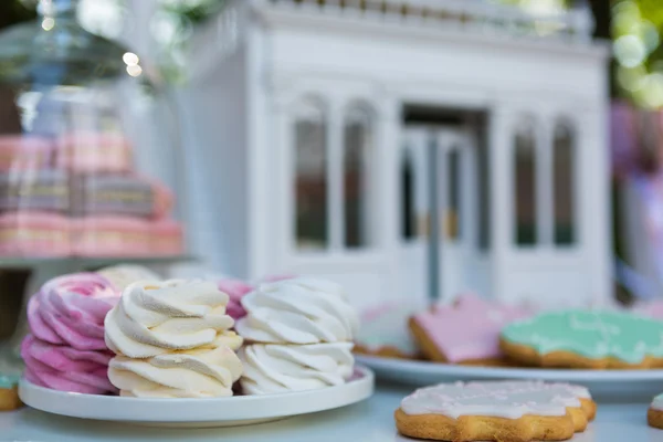 Zelfgemaakte berry marshmallow — Stockfoto