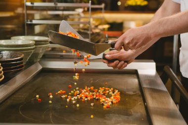 karides ve sebze pirinçli Şef