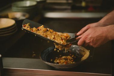 karides ve sebze pirinçli Şef