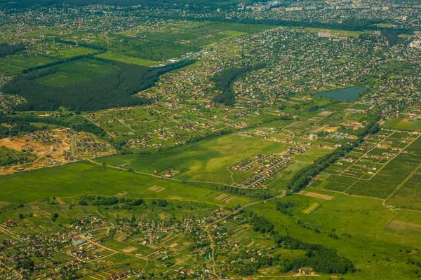 Veduta aerea di una città. — Foto Stock