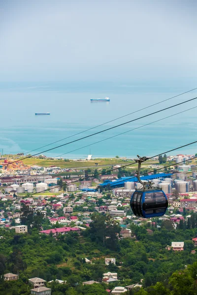 Batumi, Γεωργία – 20 Ιουλίου: θέα από την καμπίνα με συρματόσχοινα — Φωτογραφία Αρχείου