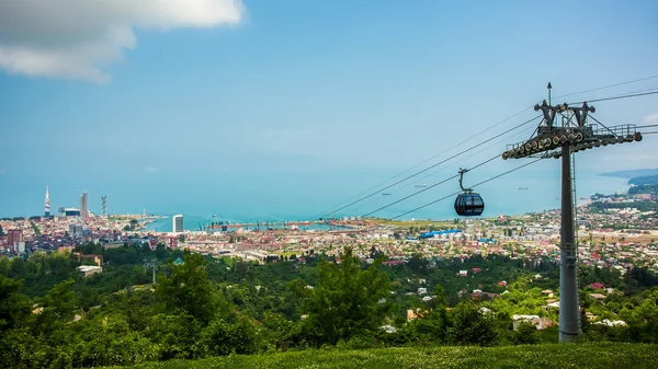 BATUMI, GEORGIA - JULY 20: view from cabin cableway — Stock Photo, Image