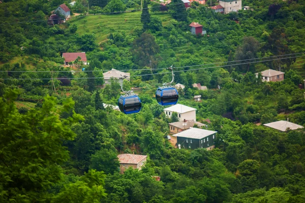 BATUMI, GEORGIA - JULY 20: view from cabin cableway — Stock Photo, Image