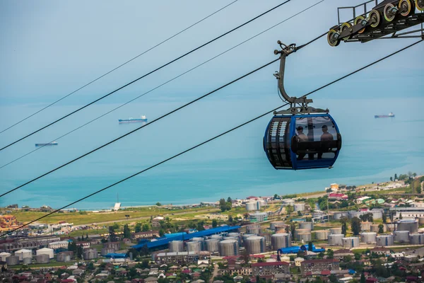 Batumi, Gruzie - 20. července: pohled z Kabinová lanovka — Stock fotografie