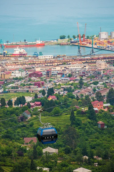 Batumi, Georgien - 20 juli: vy från hytten linbana — Stockfoto