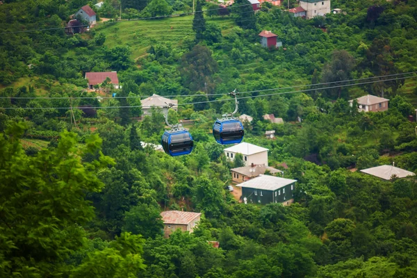 Батумі, Грузія - 20 липня: погляд з кабіни канатна дорога — стокове фото