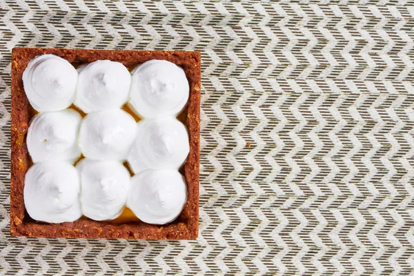 Tartlet manis diisi dengan krim — Stok Foto