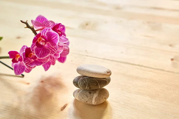 Zen pebbles balance. Spa and healthcare concept. — Stock Photo, Image