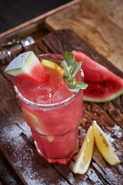 Homemade watermelon lemonade — Stock Photo, Image