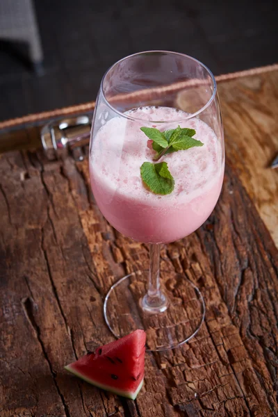 Egészséges görögdinnye smoothie — Stock Fotó