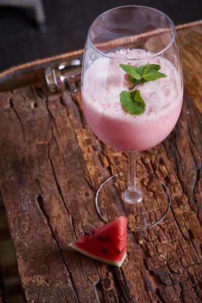 Healthy watermelon smoothie — Stock Photo, Image