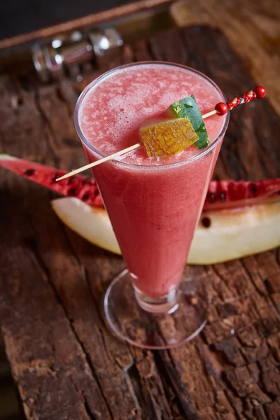 Friska vattenmelon smoothie — Stockfoto