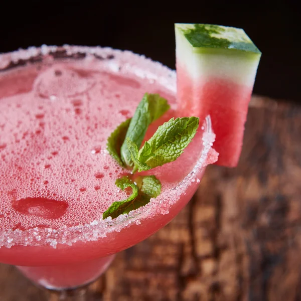 Watermelon frozen cocktail — Stock Photo, Image