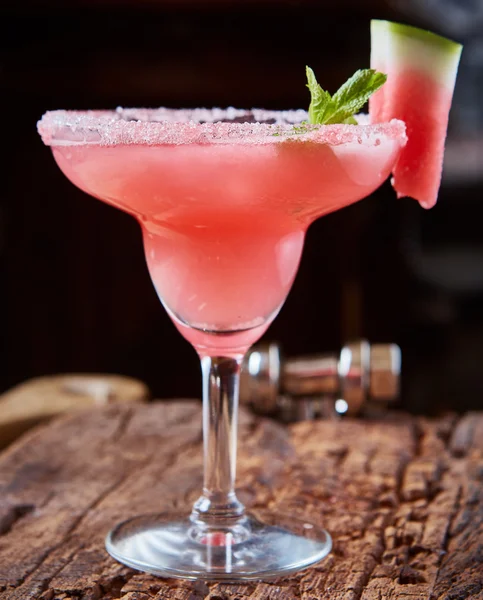 Wassermelone gefrorener Cocktail — Stockfoto