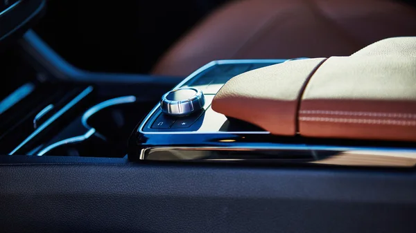 Détails de l'intérieur de la voiture de luxe . — Photo