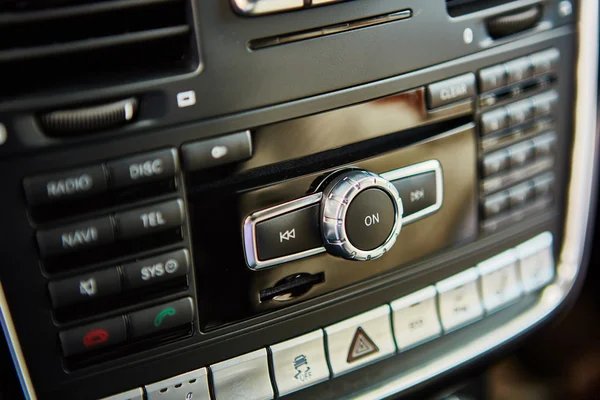 Luxury car interior details. — Stock Photo, Image