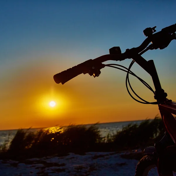 Rowerów na plaży — Zdjęcie stockowe