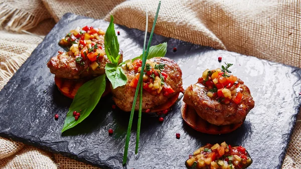 Medallions of veal — Stock Photo, Image