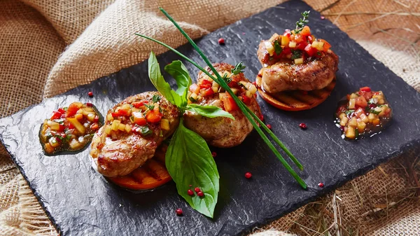 Medallions of veal — Stock Photo, Image