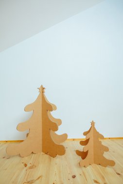 Noel ağacı karton. Yeni yıl