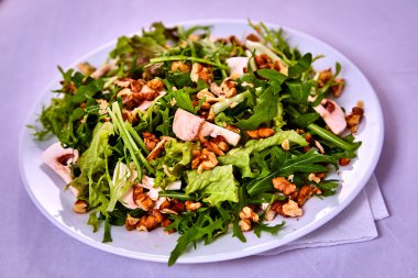 salata ile armut, ceviz