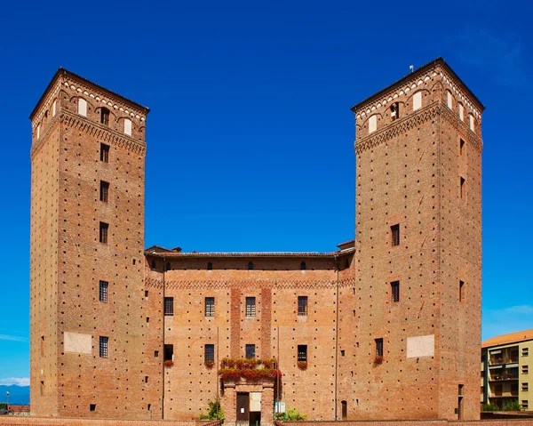 Fossano medieval castle — Stock Photo, Image