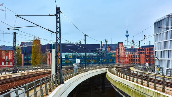 Eisenbahn in Berlin, Deutschland — Stockfoto