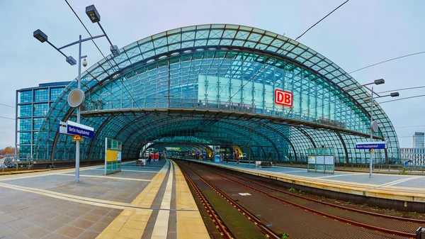 Hlavní nádraží v Berlíně — Stock fotografie