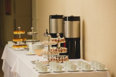 Kahve molası konferans toplantısı.