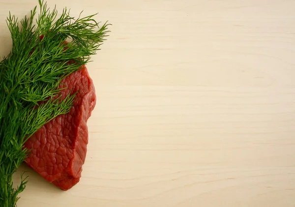 Funcho de carne em cima da mesa — Fotografia de Stock