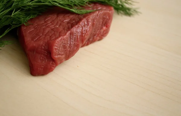 Funcho de carne em cima da mesa — Fotografia de Stock