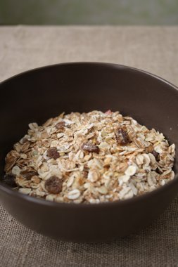 müsli süt ile