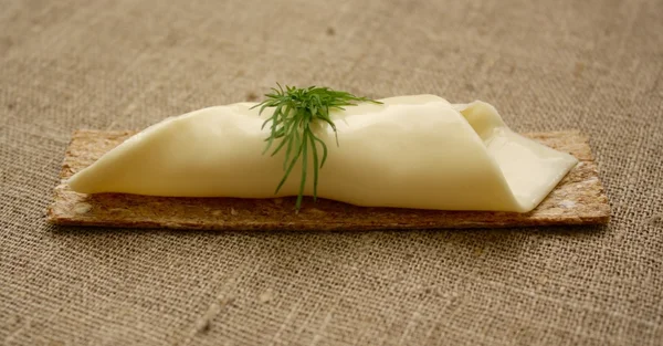 Sendvičový chléb se sýrem — Stock fotografie