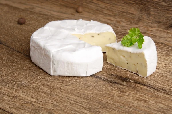 Hermelín, sýr brie — Stock fotografie