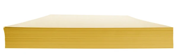 Högen med papper - gul — Stockfoto