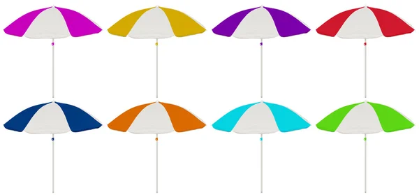 Parapluie de plage - coloré — Photo