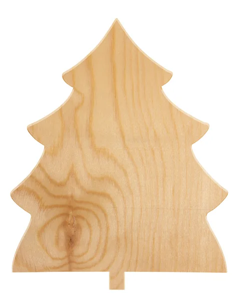 Dřevěný vánoční strom — Stock fotografie